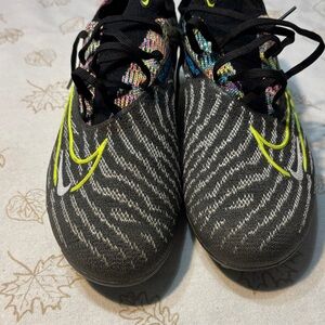 Nike Black and Multicolor Athletic Shoes